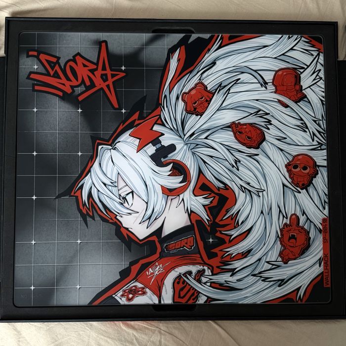 Скляний килимок для мишки Wallhack Glass pad  SP-004 Drift Sora