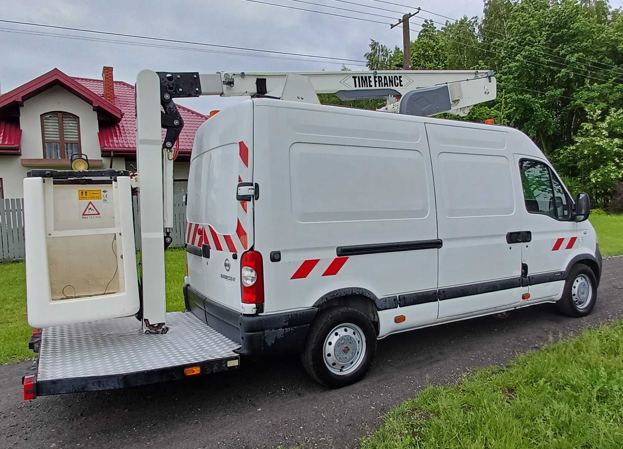 renault master versalift et-36-ne zwyżka podnośnik koszowy 13,4m