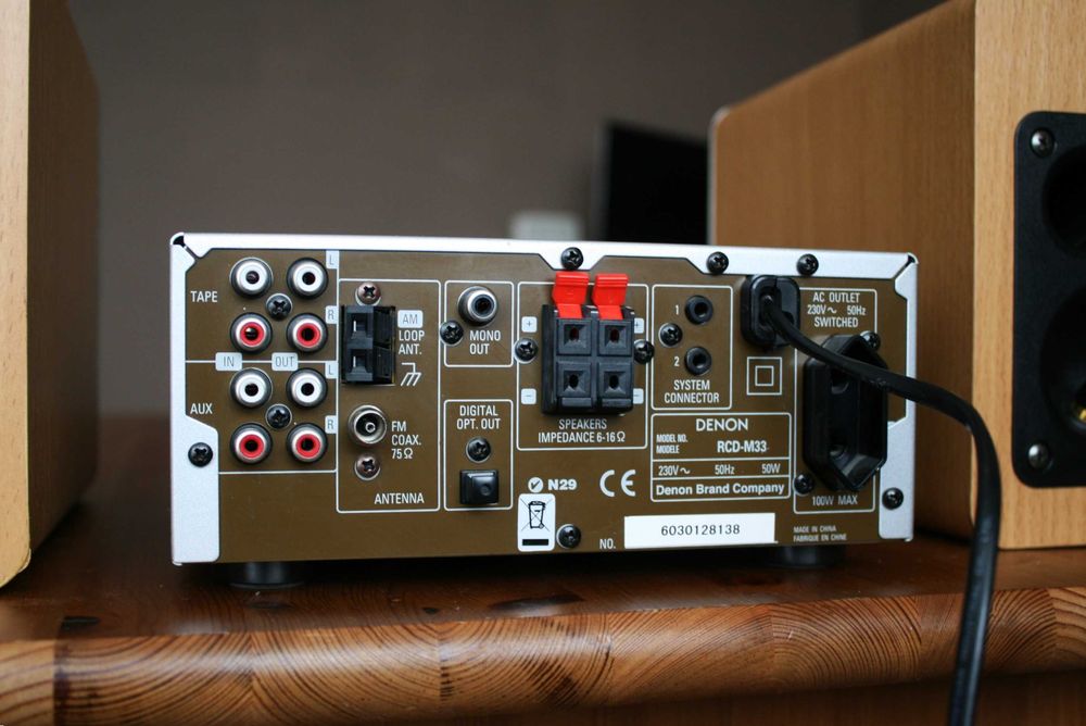 Amplituner Denon RCD-M33 compac disc CD radio wzmacniacz wieża kolumny