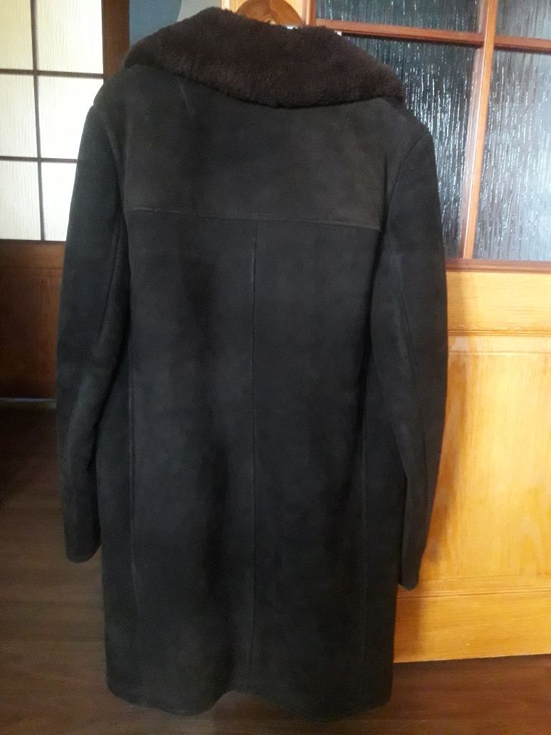 Kożuch męski z Prl-u, ze skóry naturalnej, rozm. L