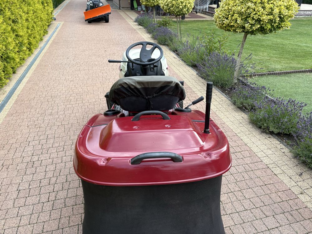 Traktorek z koszem Gudbrod silnik B&S 15,5 hp automat,tompomat,hak