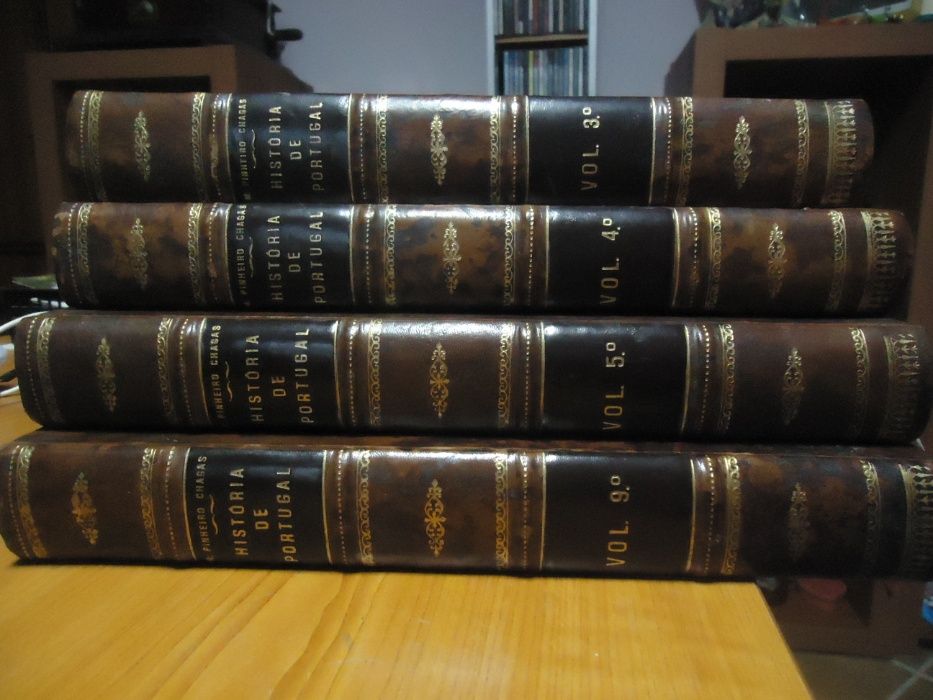 HISTÓRIA DE PORTUGAL de Manuel Pinheiro Chagas - 3 volumes