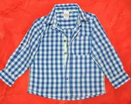 koszula 92 / 98 Cool Club Smyk chłopięca w kratę długi rękaw, jak nowa