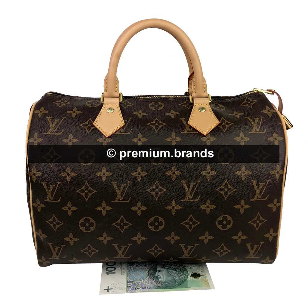 Torebka Louis Vuitton Speedy 30 canvas Monogram/skóra naturalna