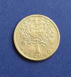 moeda 1 escudo 1928 - alpaca