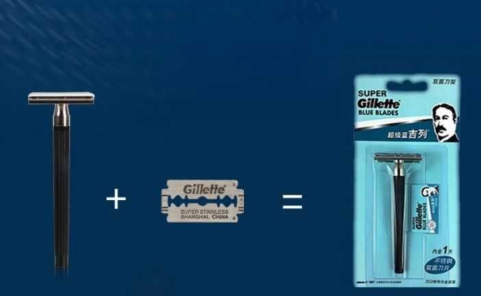 Станок для гоління Gillette Blue Blades +1 лезо в комплекті Т-подібний