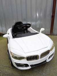 Samochodzik dla dzieci BMW Kabrio Bialy (Nowe akumulatory)
