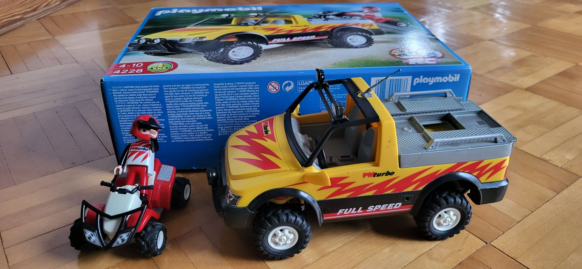 Playmobil 4228 samochod terenowy z quadem