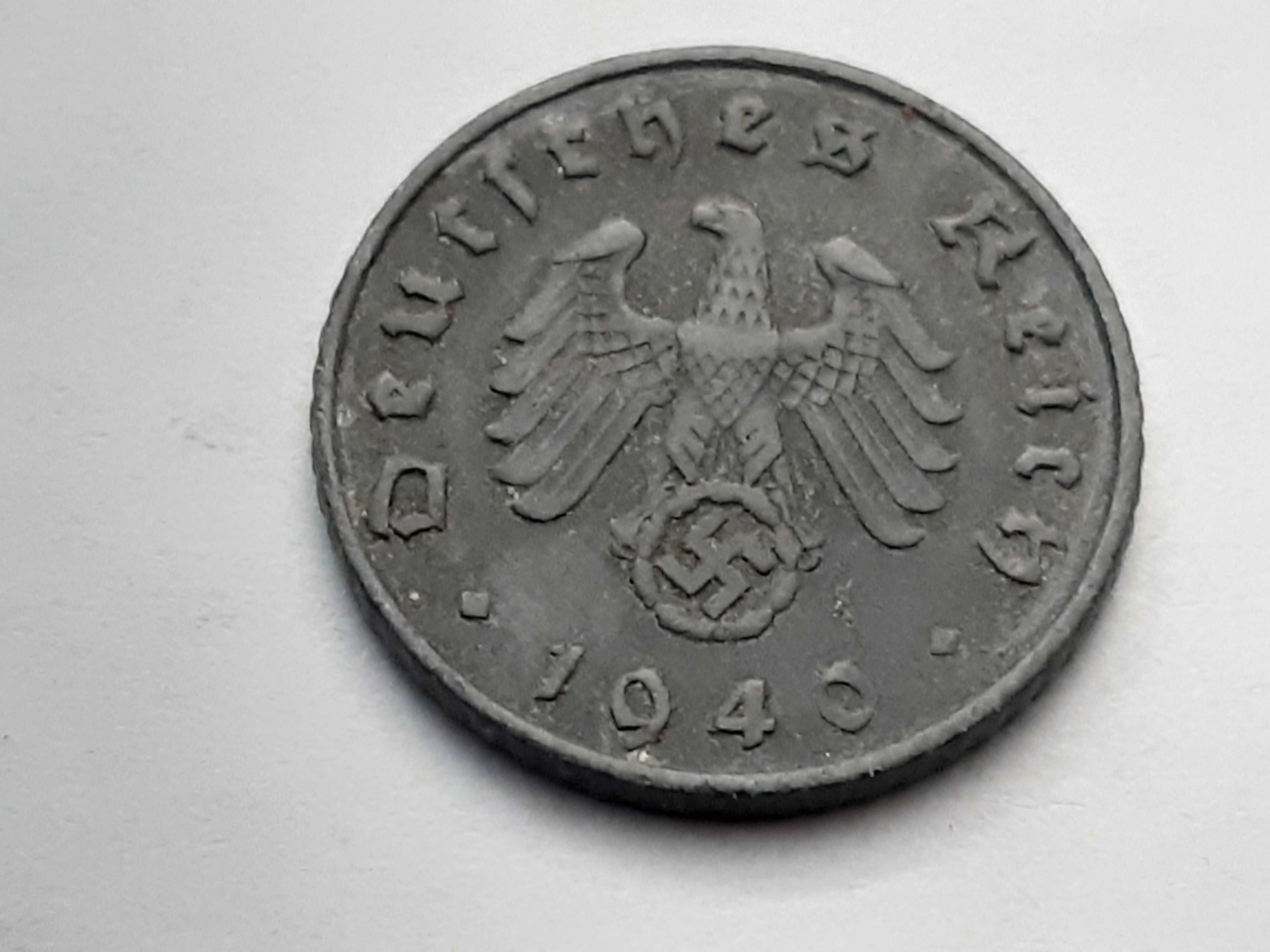 Niemcy III Rzesza 5 fenigów, pfennig 1940 rok mennica A