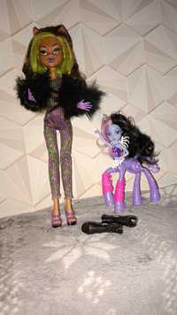 Monster high  Doll Clawdeen plus konik i buty