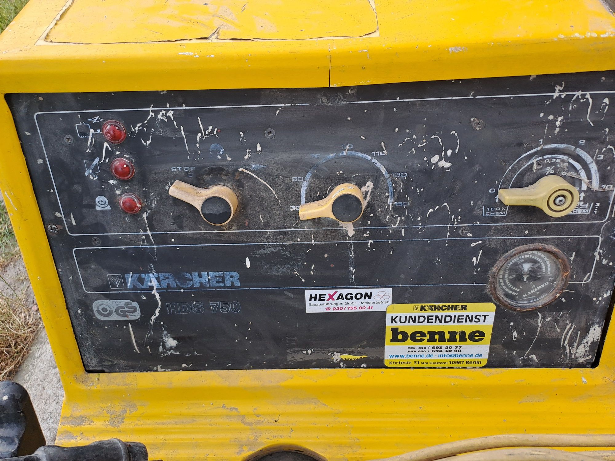Myjka ciśnieniowa karcher hds 750 gorąca woda 230v