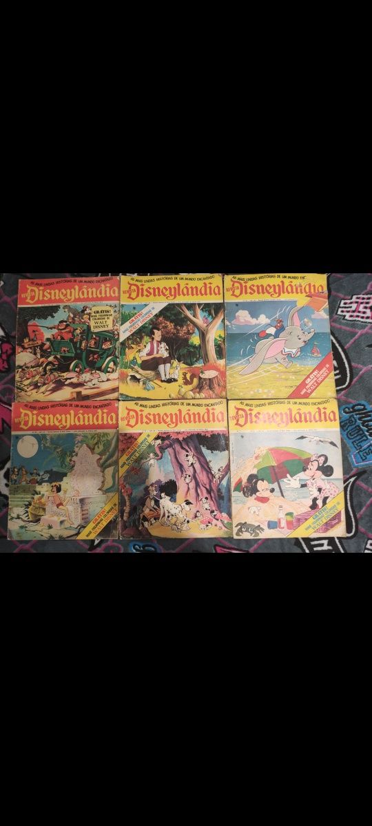 Livros BD Revistas Disneylandia (Raros)