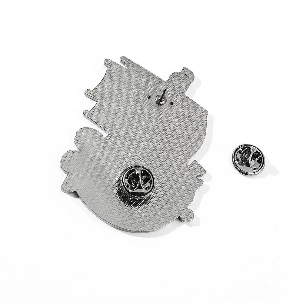 Pin znaczek przypinka badge statek piratów