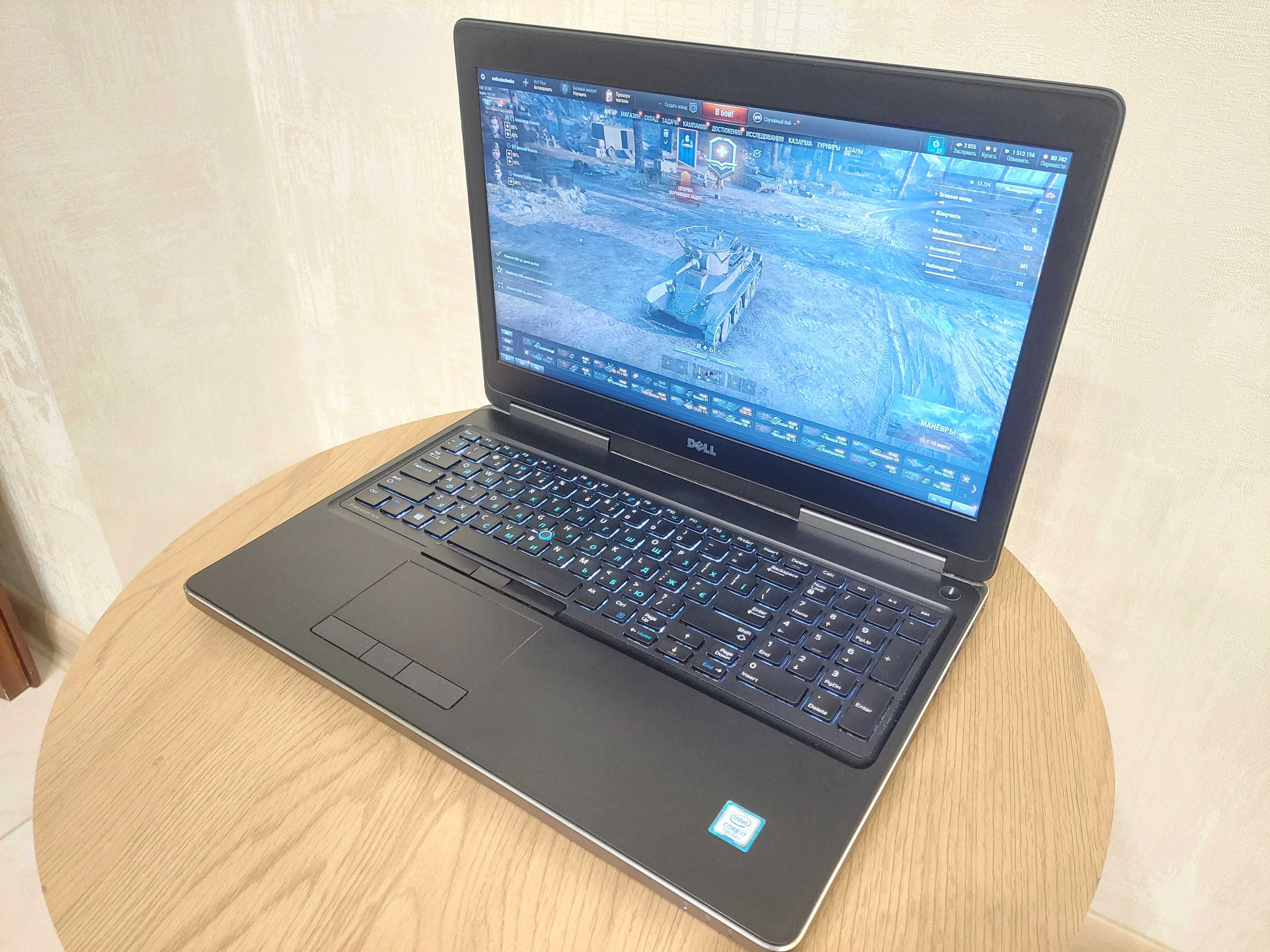 Игровой Dell i7(7th)/4GB Video/32 GB/512 SSD/Гарантия! Батарея 5ч торг