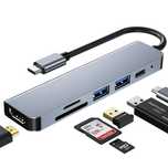 Hub adapter USB-C 8w1 to uniwersalny rozdzielacz H5