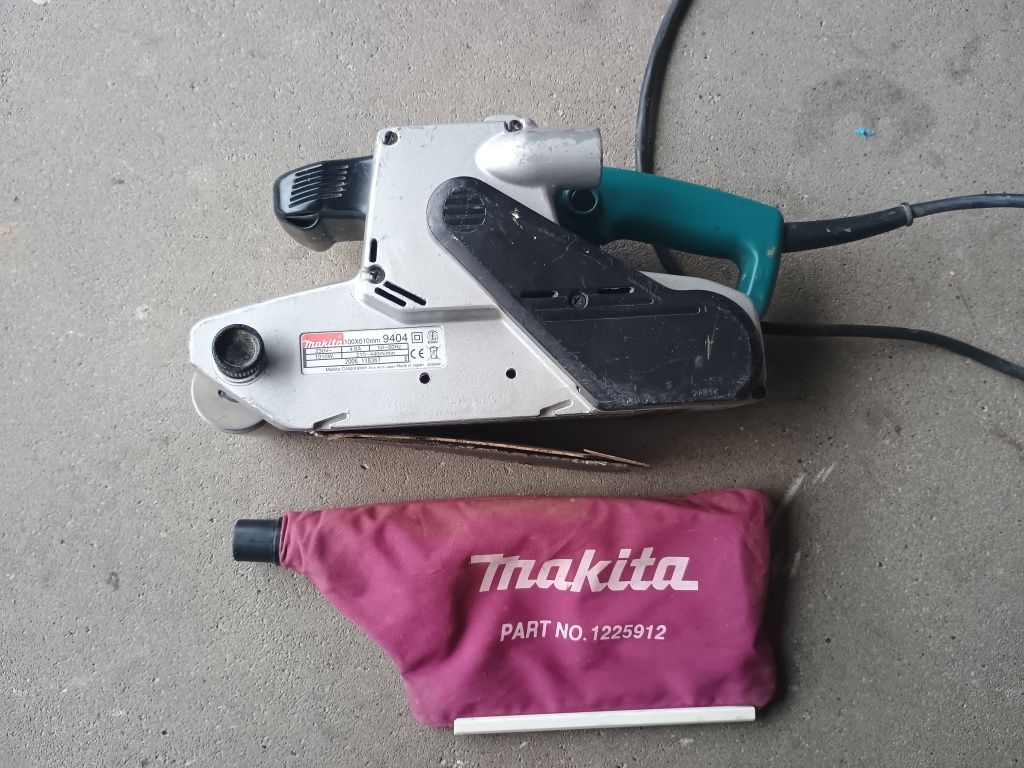 Szlifierka taśmowa Makita 9404 czołg moc 1010 W