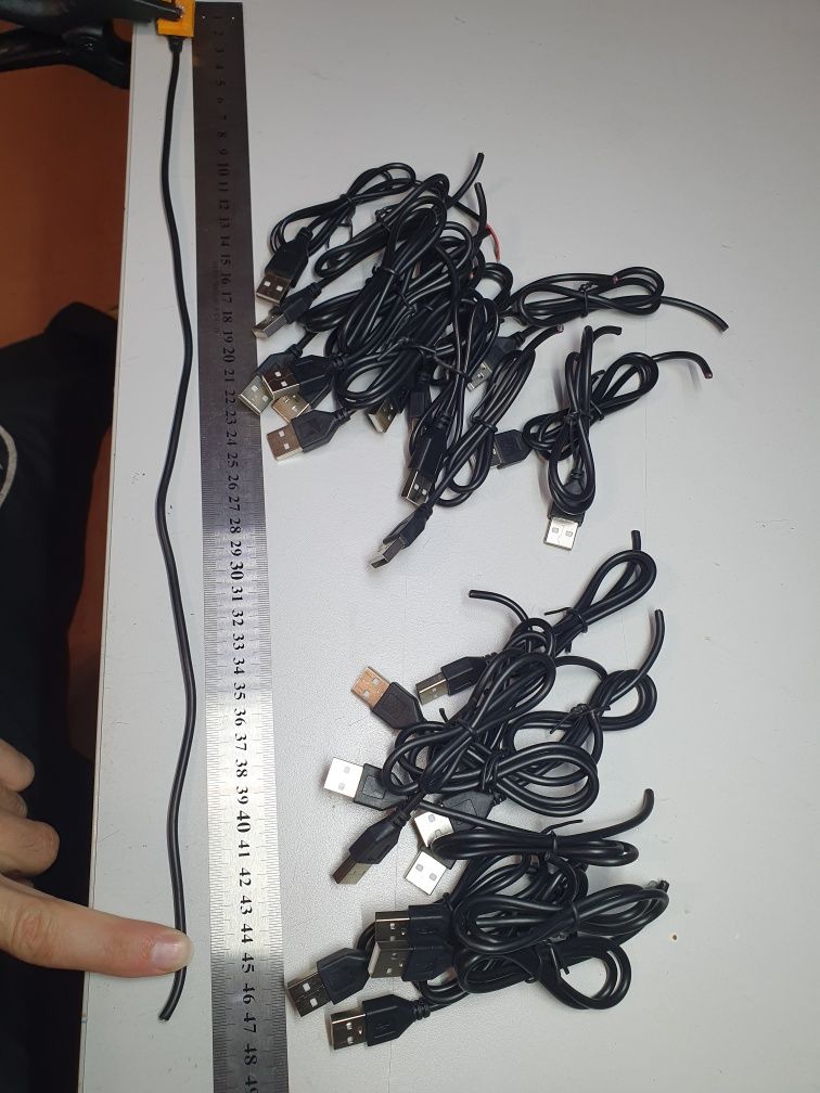 Юсб usb тато папа штекер 40см провід