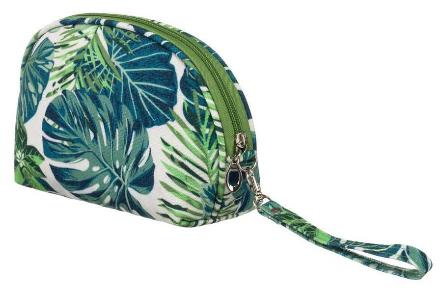 kolorowa kosmetyczka na suwak z paskiem na rękę - peterson