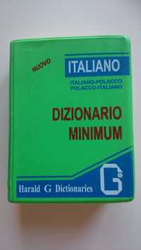 2 książki Słowniczek włosko-polski i pol-włoski oraz Rozmówki włoskie