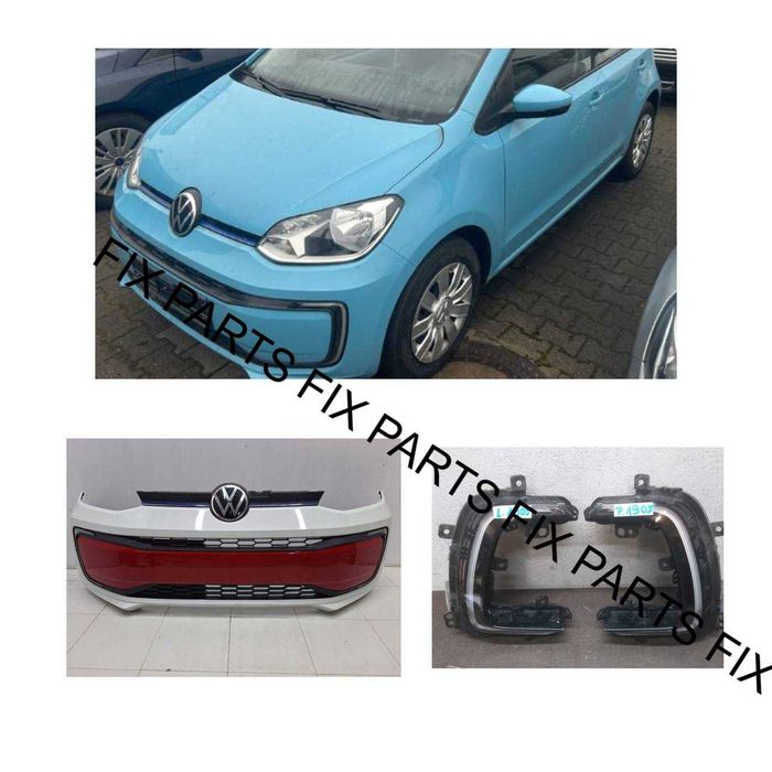 Бампер VW e-Up! оригинал + решетка, противотуманки, жабо