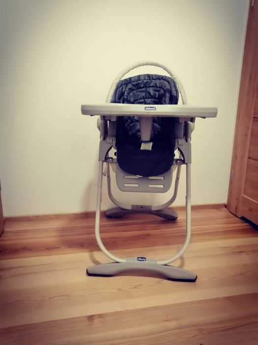Rewelacyjne zadbane krzesełko do karmienia Chicco z palakiem na zabawk