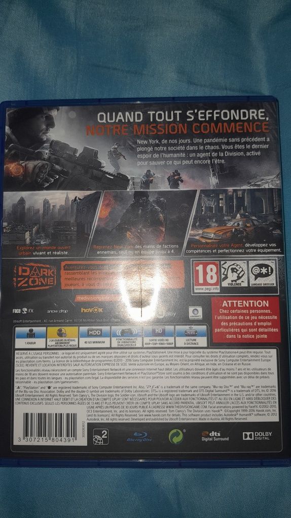 The division ps4 vendo ou troco