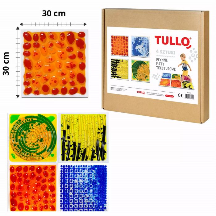Ścieżka sensoryczna (4 płytki). Tullo. Nowy Produkt