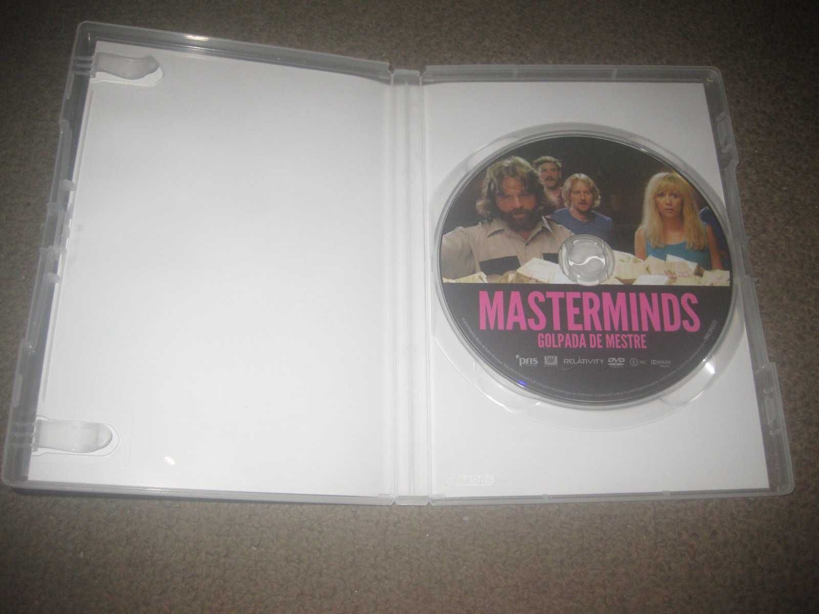 DVD "Masterminds- Golpada de Mestre" com Owen Wilson