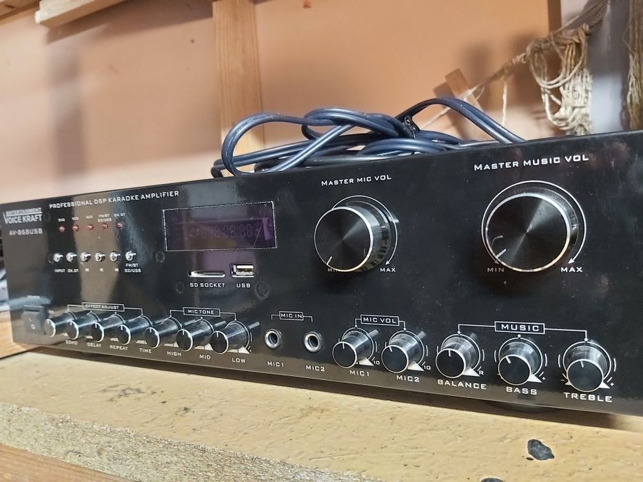 Amplituner wzmacniacz Voice Kraft AW868USB