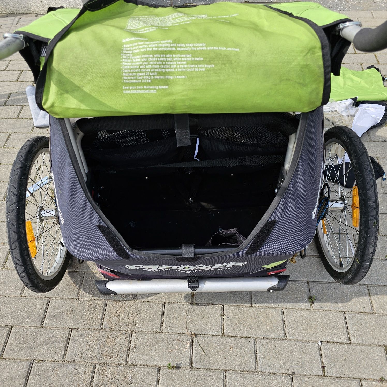 Przyczepka rowerowa wozek