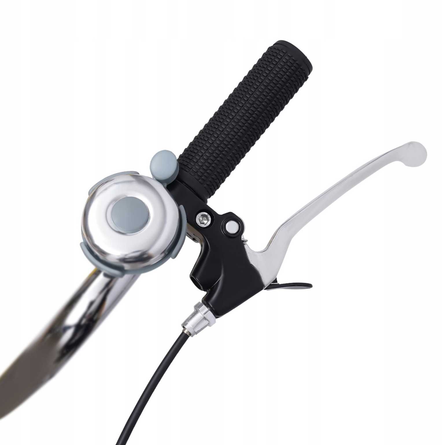 Stabilny trójkołowy rower 24" dla dorosłych – składany, czarny
