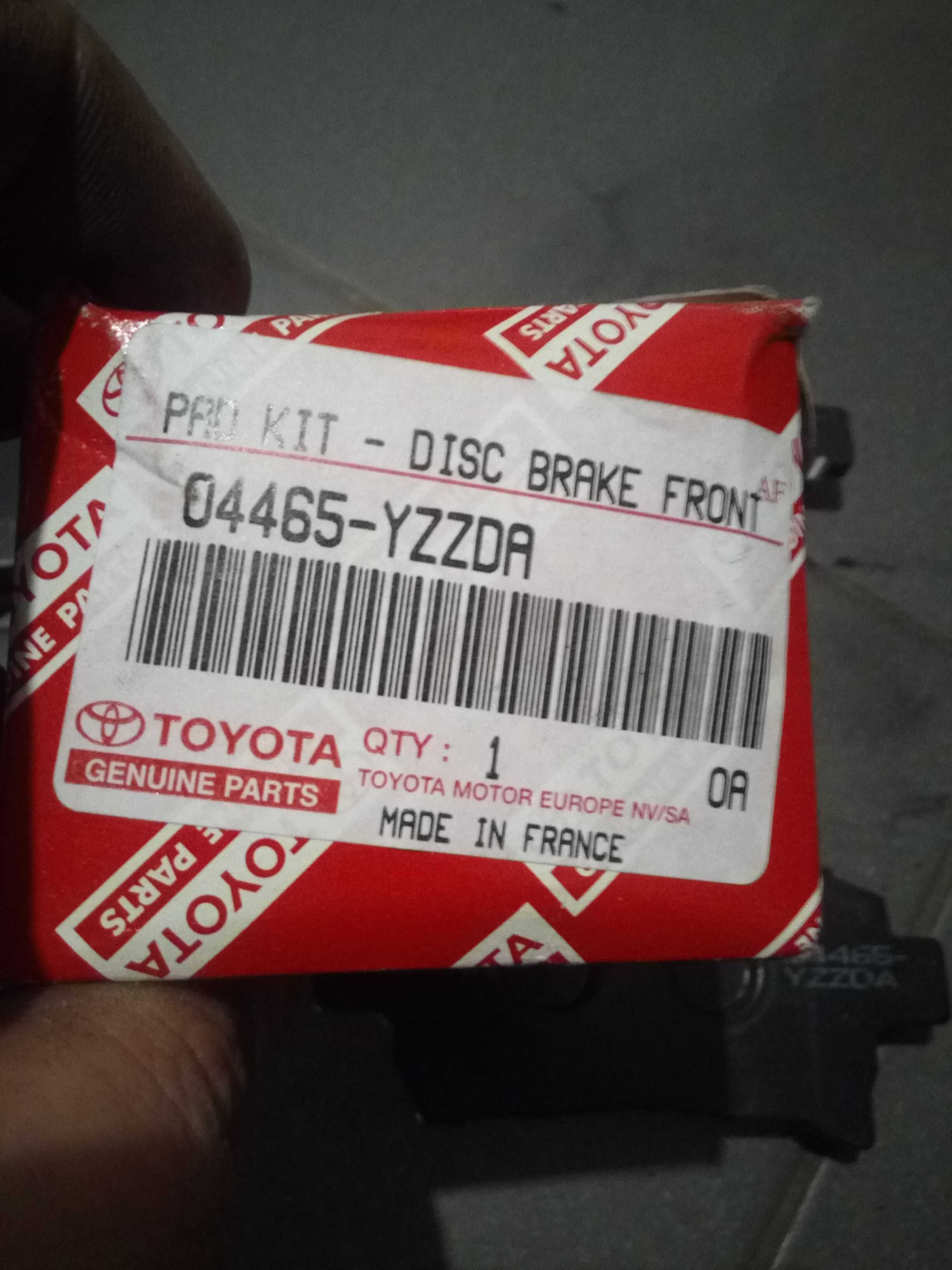 TOYOTA corolla e12 02-07 klocki hamulcowe przód 0E