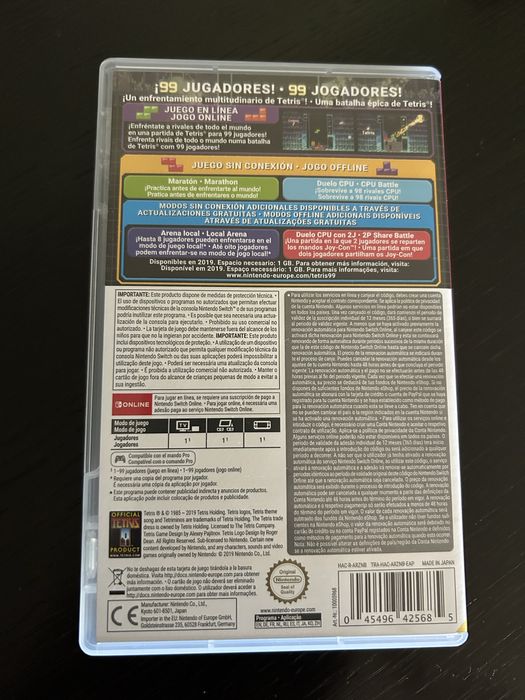 Jogo nintendo switch