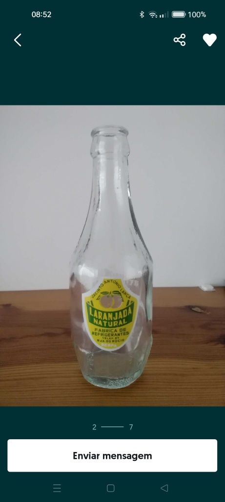 Garrafa Laranjada Natural Serpa