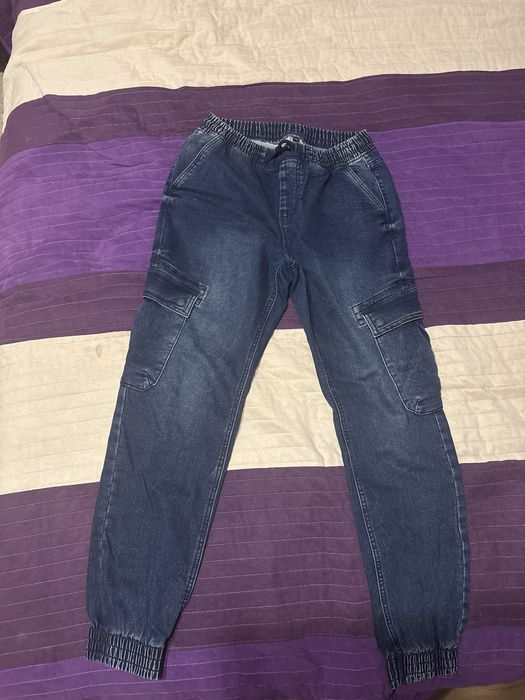 Spodnie jeans joggery roz. 182