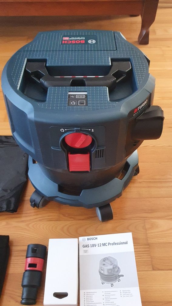 Odkurzacz akumulatorowy Bosch GAS 18V-12 MC. Nie używany.