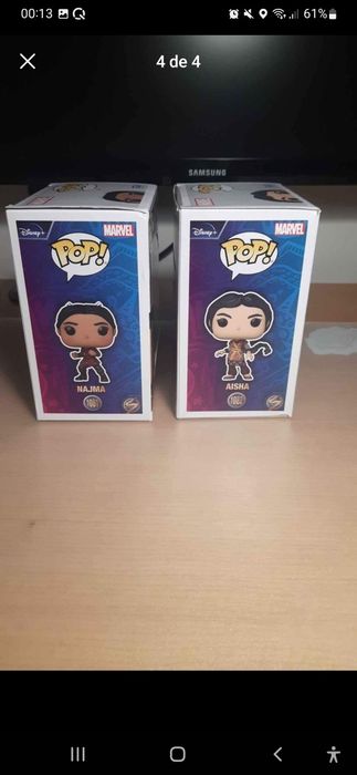 Funko pops Ms Marvel : Aisha e Najma