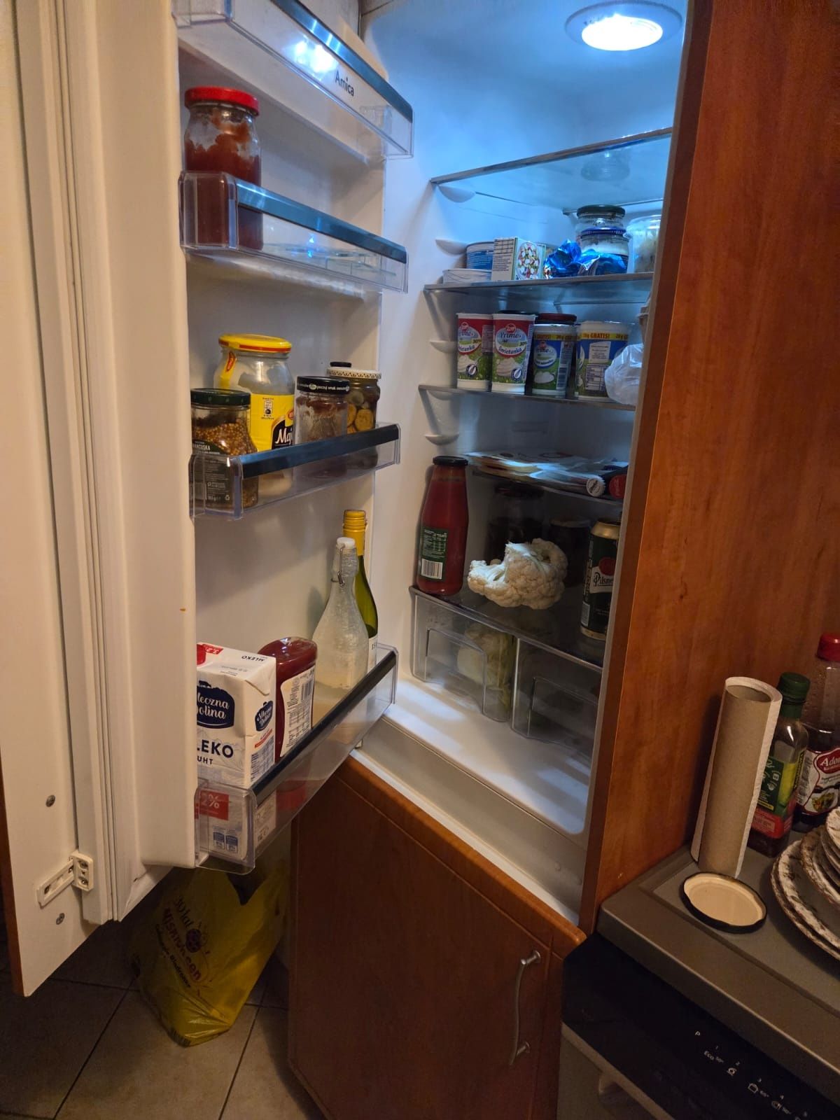 Lodówka do zabudowy Amica