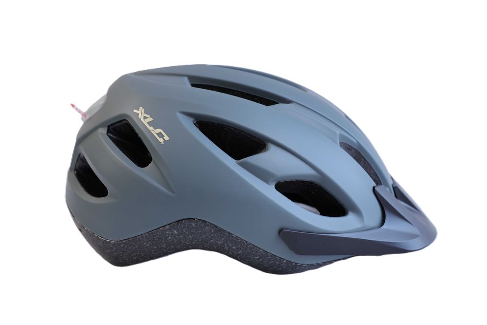 Kask rowerowy XLC BH-C32 z oświetleniem, 53-60cm, szary