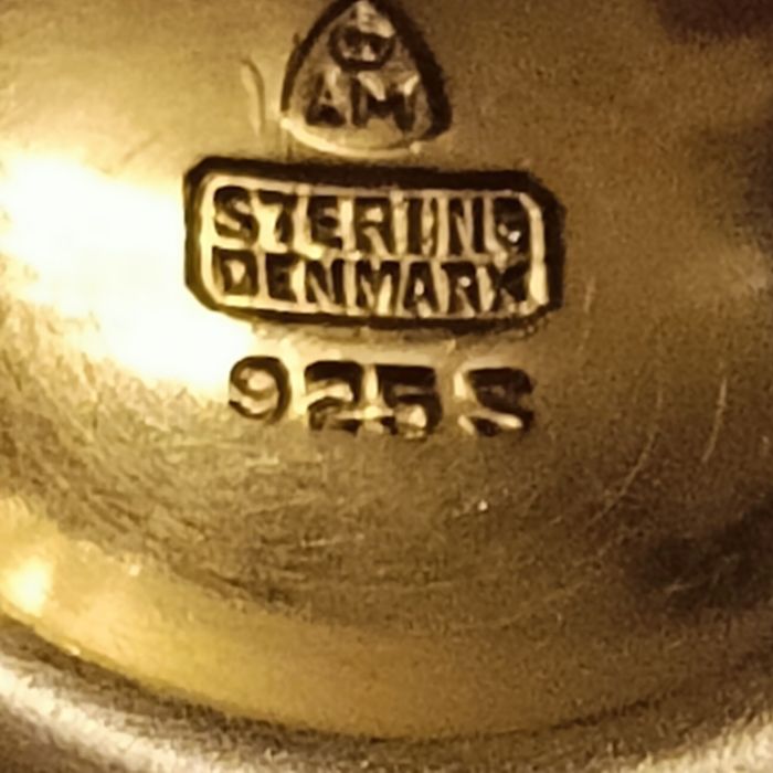 Stara Broszka srebrna rumianek.