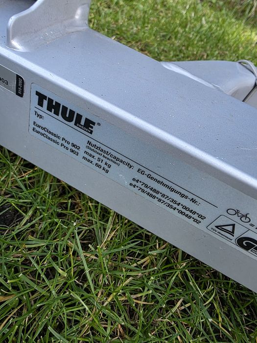 Bagażnik rowerowy Thule EuroClassic Pro 903 na 4 rowery na 3 rowery