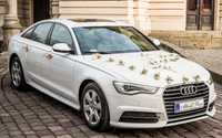 Audi A6 S-Line Wolne terminy na czerwiec I inne 2024 białe auto ślubu