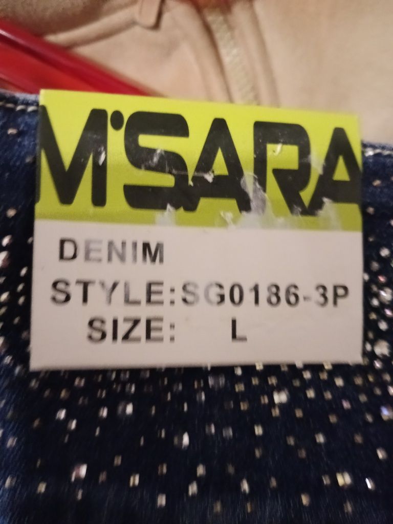 Spodnie Jeans że streczem nowe rozm L sliczne