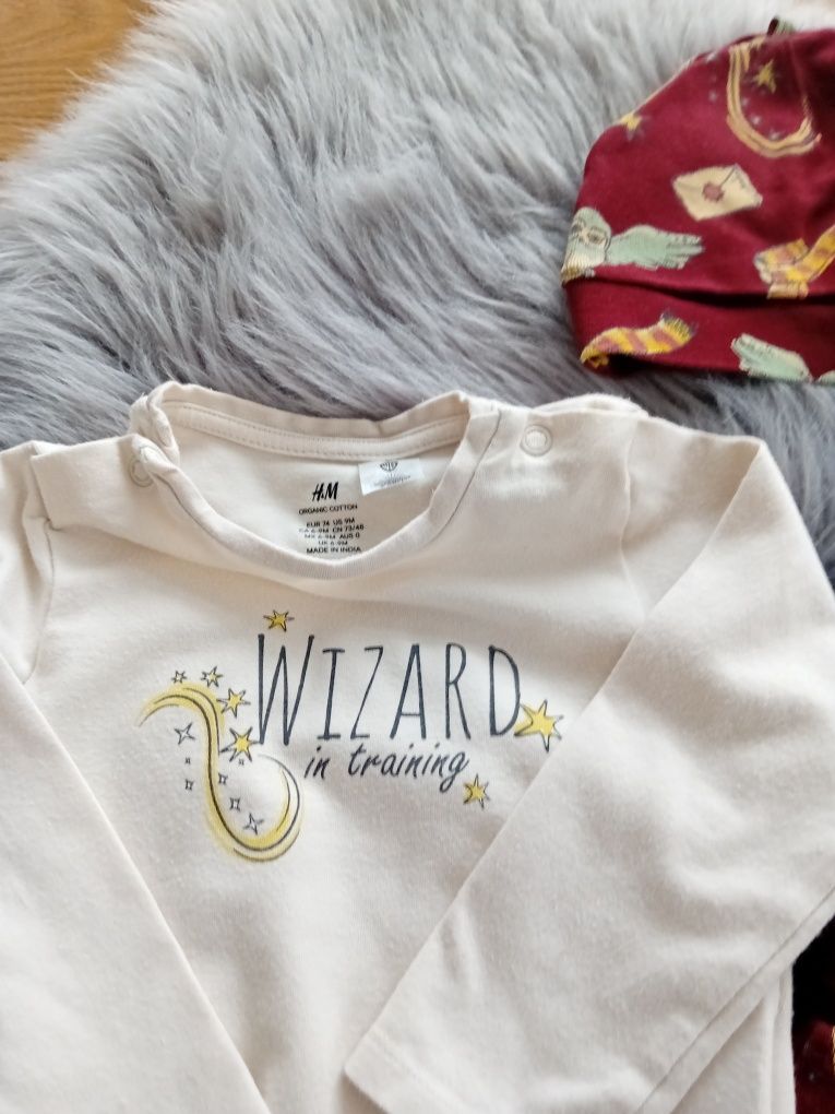 Komplet zestaw H&M r.74 Harry potter