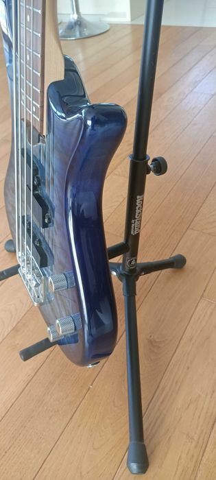 Gitara basowa Washburn T14 transparent blue