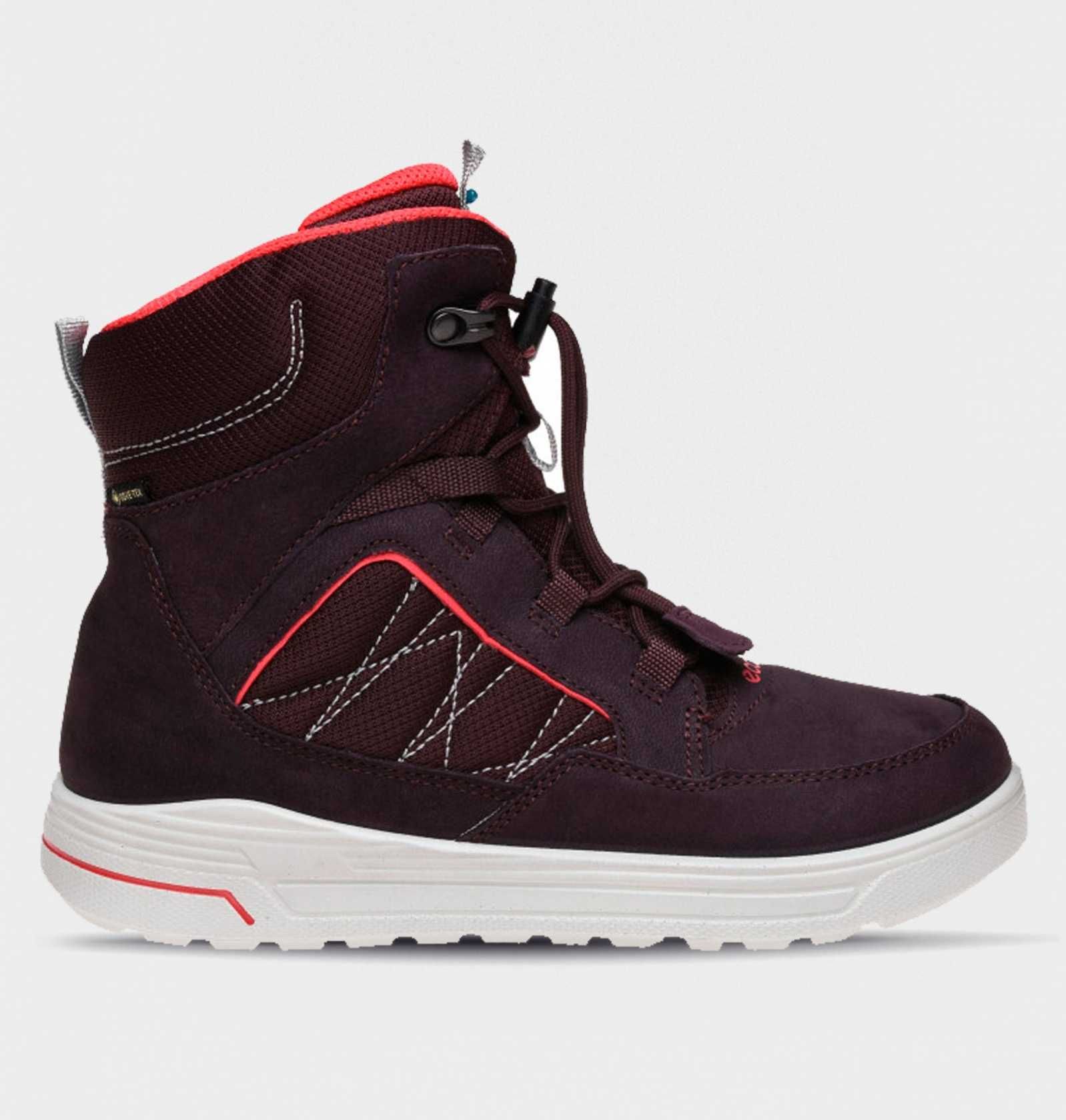 Новые теплые зимние ботинки, сапоги подростку ECCO, замша Gore-tex, 38