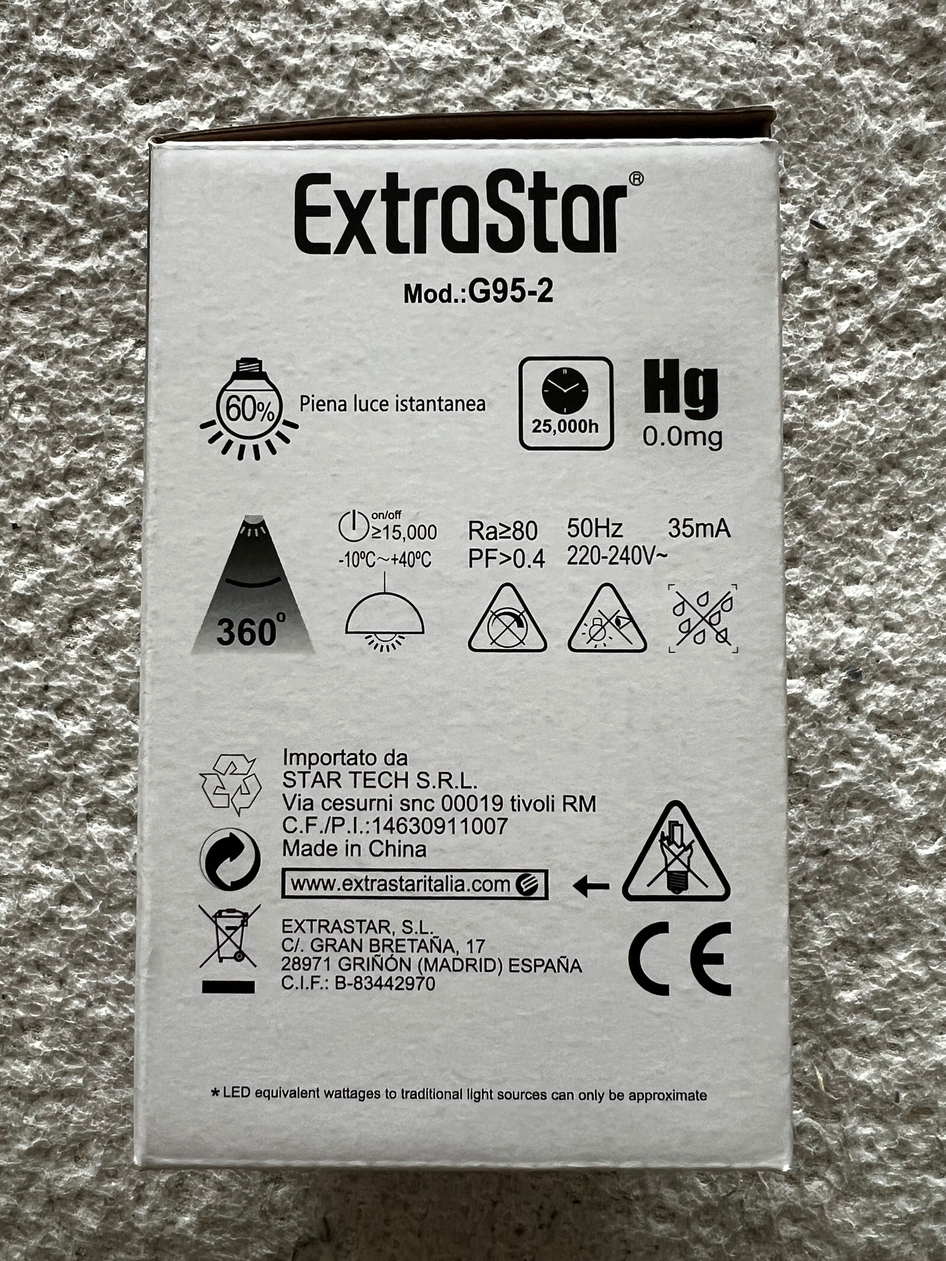 Lâmpada vintage ExtraStar 4w Led
