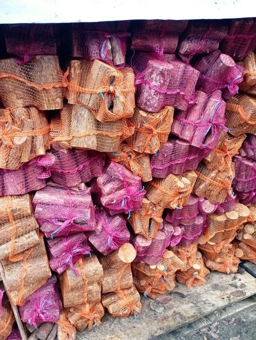 Drewno opałowe opał suche ognisko wałki workowane trójmiasto