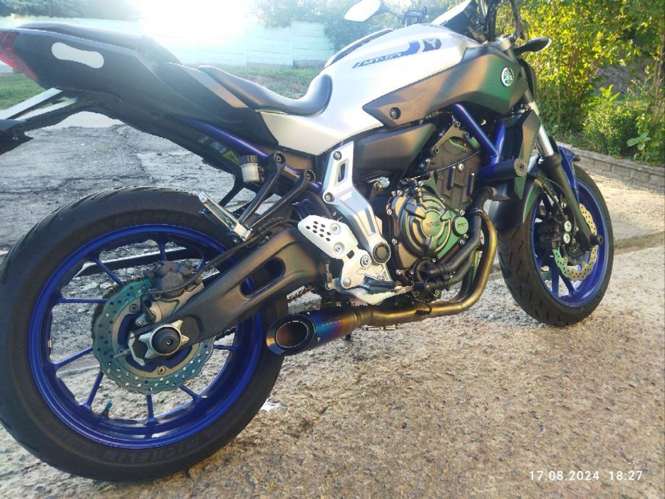 Выхлоп yamaha MT07