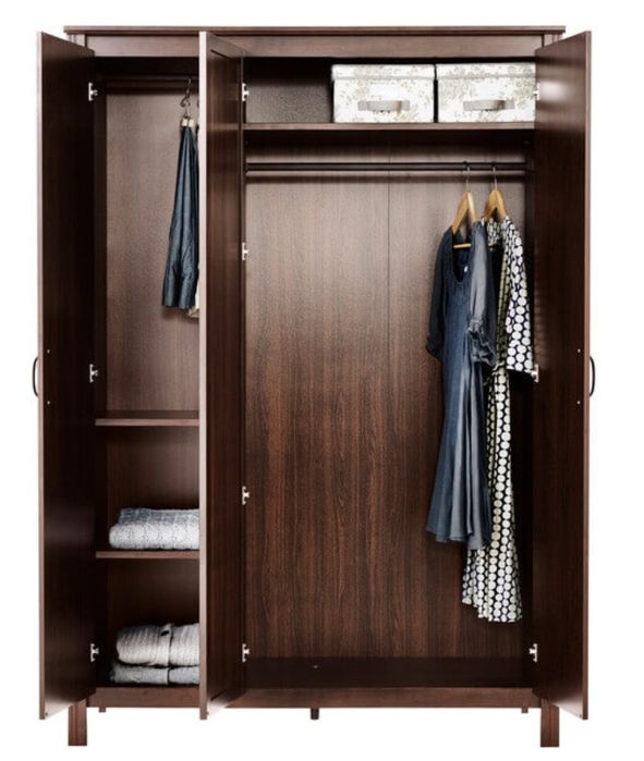 Roupeiro Brussali IKEA castanho